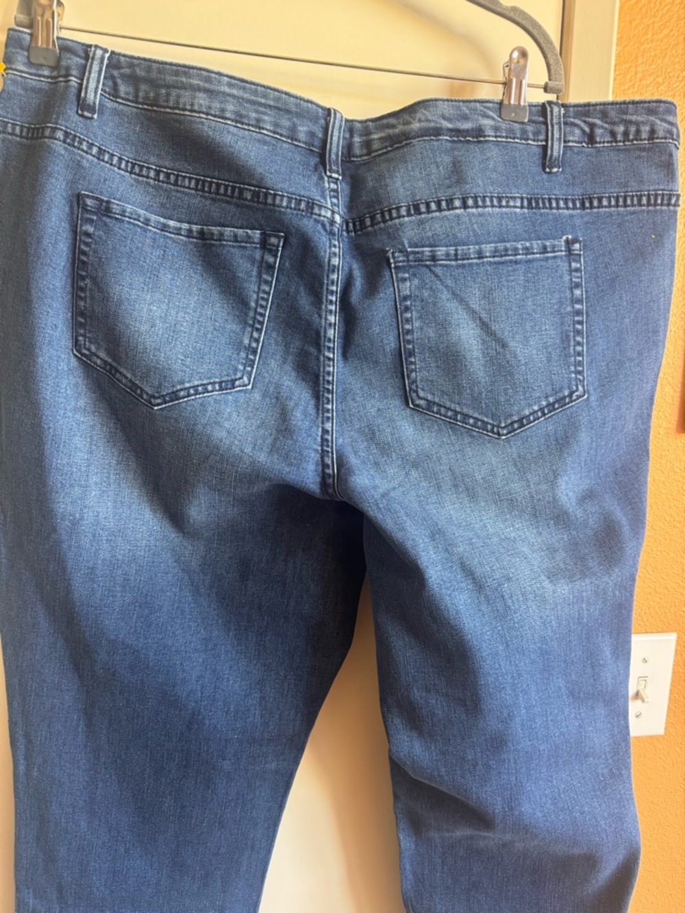 Ashley Stuart  Women’s Blue Embellished Jeans Size 22 - Picture 4 of 5